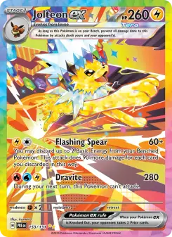 Jolteon ex (Prismatic Evolutions 153/131)