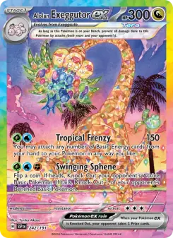 Alolan Exeggutor ex (Surging Sparks 242/191)