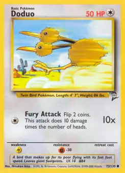 Doduo (Base Set 2 72/130)