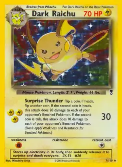 Dark Raichu (Legendary Collection 7/110)