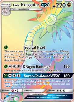 Alolan Exeggutor GX (Crimson Invasion 118/111)