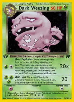 Dark Weezing (Team Rocket 14/82)