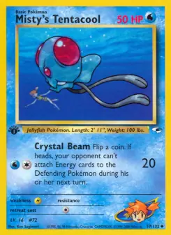 Misty's Tentacool (Gym Heroes 57/132)