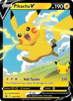 Pikachu V (SWSH Black Star Promos SWSH143)