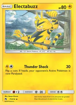 Electabuzz (Lost Thunder 71/214)
