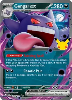 Gengar ex (30th Celebration 090/128)