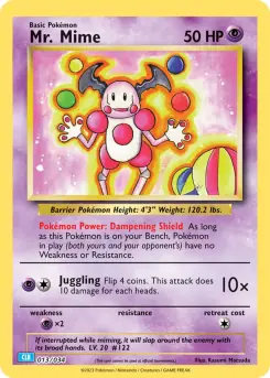 Mr. Mime (Pokémon TCG Classic - Blastoise 13/34)