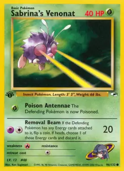 Sabrina's Venonat (Gym Heroes 96/132)
