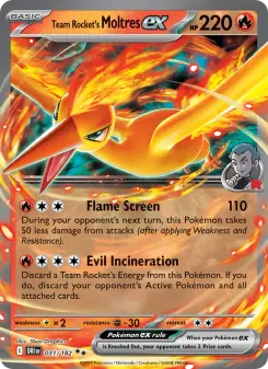 Team Rocket's Moltres ex (Destined Rivals 031/182)
