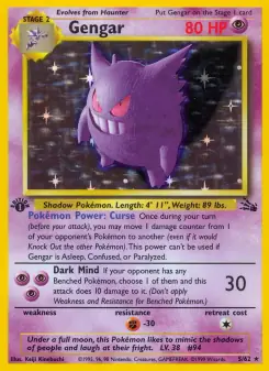 Gengar (Fossil 5/62)