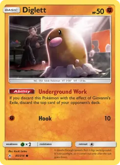 Diglett (Unbroken Bonds 85/214)