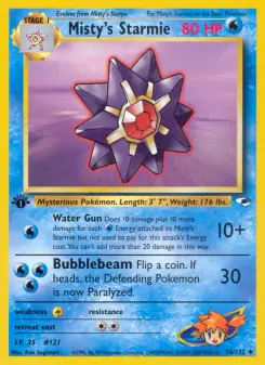 Misty's Starmie (Gym Heroes 56/132)
