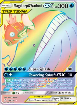 Magikarp & Wailord GX (Team Up 183/181)