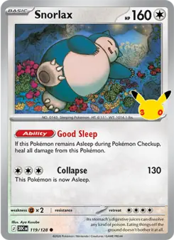 Snorlax (30th Celebration 119/128)