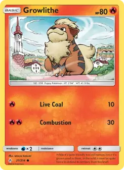 Growlithe (Unbroken Bonds 21/214)