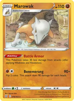 Marowak (Battle Styles 70/163)