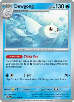 Dewgong (Phantasmal Flames 022/94)