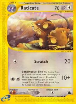 Raticate (Skyridge 89/144)