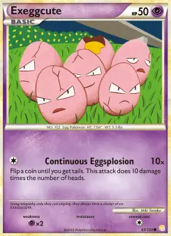 Exeggcute (HeartGold SoulSilver 63/123)