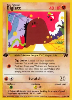 Diglett (Team Rocket 52/82)