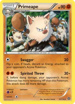 Primeape (Steam Siege 53/114)