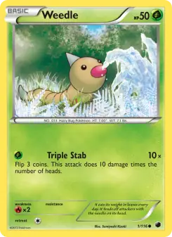 Weedle (Plasma Freeze 1/116)