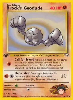 Brock's Geodude (Gym Heroes 66/132)