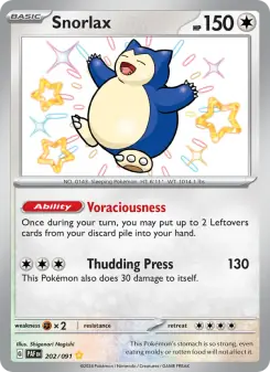 Snorlax (Paldean Fates 202/91)
