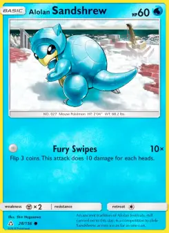 Alolan Sandshrew (Ultra Prism 28/156)