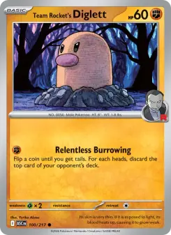 Team Rocket's Diglett (Ascended Heroes 100/217)