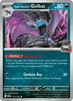 Team Rocket's Golbat (Destined Rivals 121/182)