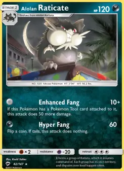 Alolan Raticate (Burning Shadows 82/147)
