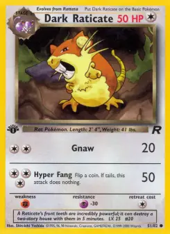 Dark Raticate (Team Rocket 51/82)