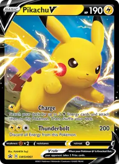 Pikachu V (SWSH Black Star Promos SWSH061)