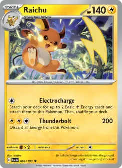 Raichu (Paldea Evolved 064/193)