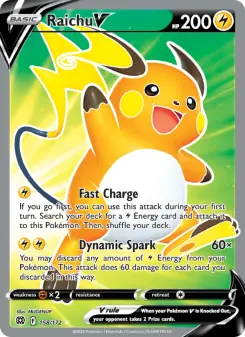 Raichu V (Brilliant Stars 158/172)