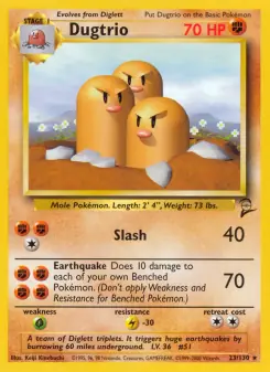 Dugtrio (Base Set 2 23/130)