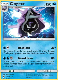 Cloyster (Sun & Moon 34/149)