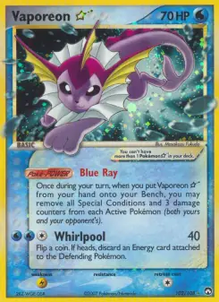 Vaporeon ☆ (Power Keepers 102/108)