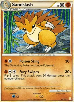 Sandslash (HeartGold SoulSilver 29/123)