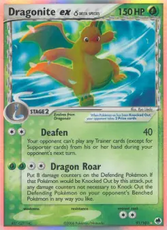 Dragonite ex δ (Dragon Frontiers 91/101)