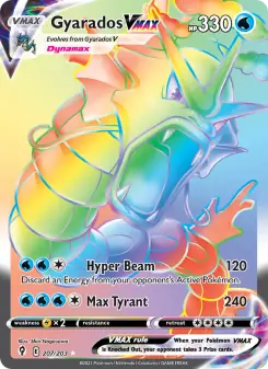 Gyarados VMAX (Evolving Skies 207/203)