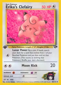 Erika's Clefairy (Gym Challenge 40/132)