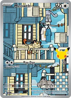 Meowth (30th Celebration 144/128)