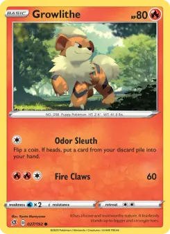 Growlithe (Rebel Clash 27/192)