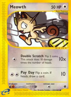 Meowth (Expedition Base Set 121/165)