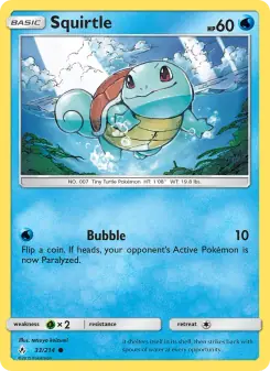 Squirtle (Unbroken Bonds 33/214)
