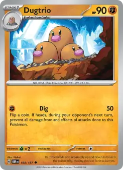 Dugtrio (Obsidian Flames 104/197)