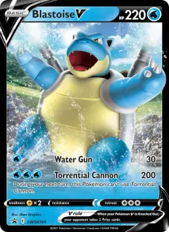 Blastoise V (SWSH Black Star Promos SWSH101)