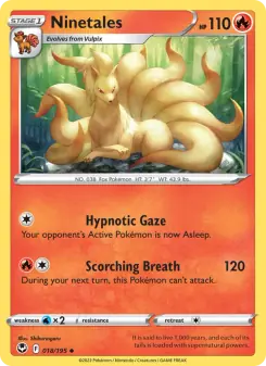 Ninetales (Silver Tempest 018/195)